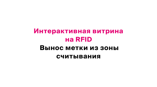 Интерактивная витрина на RFID